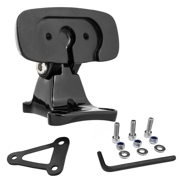 MOTONE REAR FENDER ANGLE-ADJUSTABLE GORT TAIL LIGHT MOUNT BRACKET - BLACK