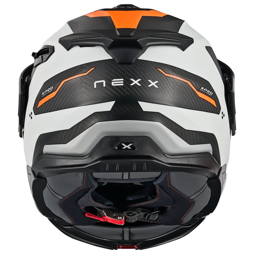 NEXX X.LIFECOUNTRY MODULAR ADV HELMET - TERRA - MT WHITE / ORANGE