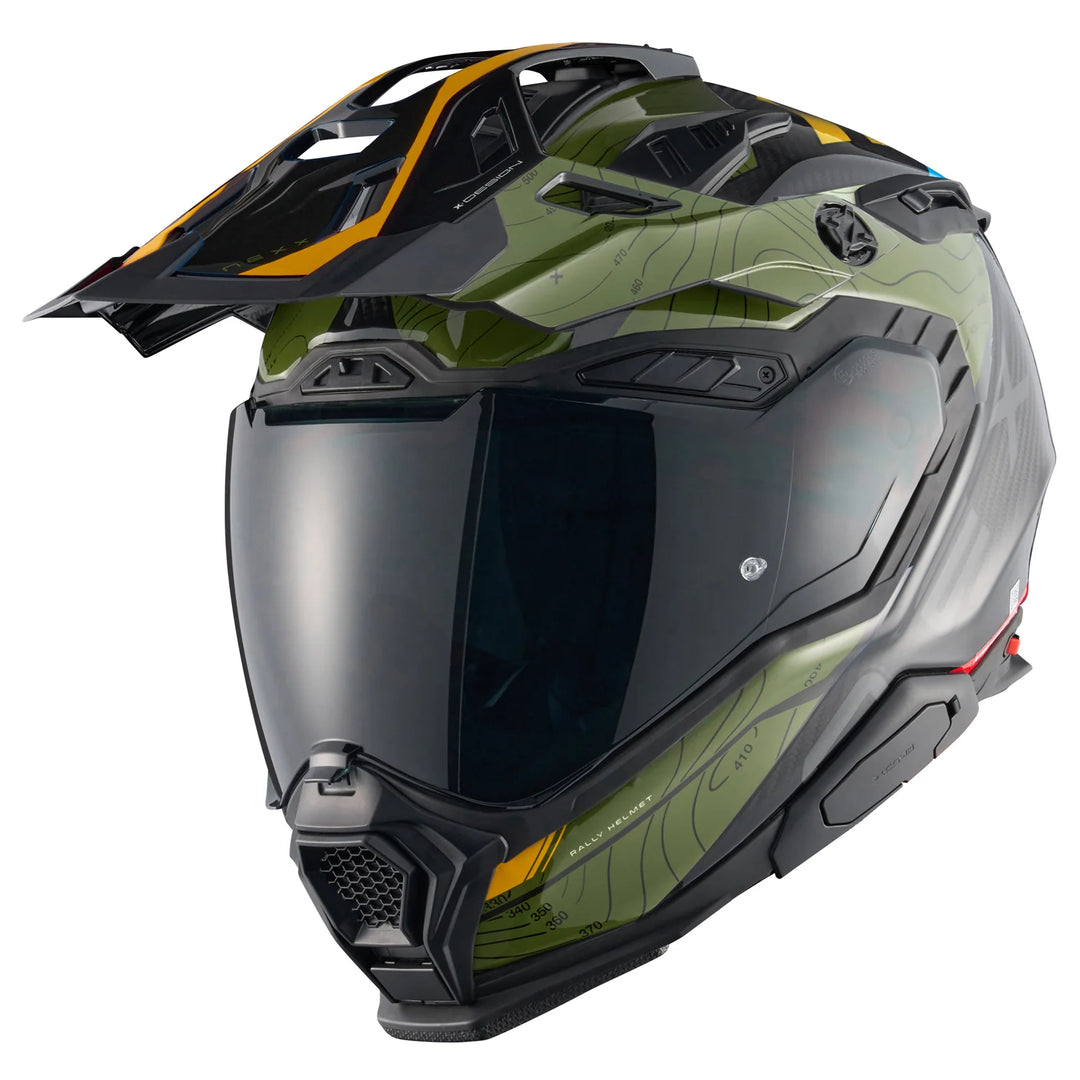 NEXX X.WED3 ADV HELMET - FURKA - GREEN / YELLOW – Strath Moto