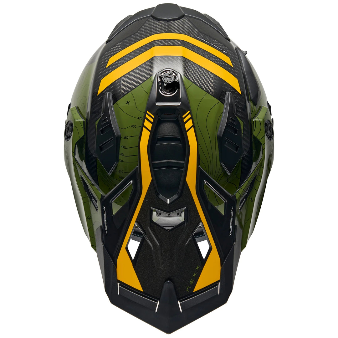NEXX X.WED3 ADV HELMET - FURKA - GREEN / YELLOW – Strath Moto