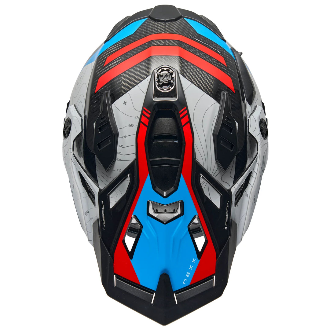 NEXX X.WED3 ADV HELMET - FURKA - RED / BLUE – Strath Moto NEXX X.WED3 ADV HELMET - FURKA - RED / BLUE – Strath Moto