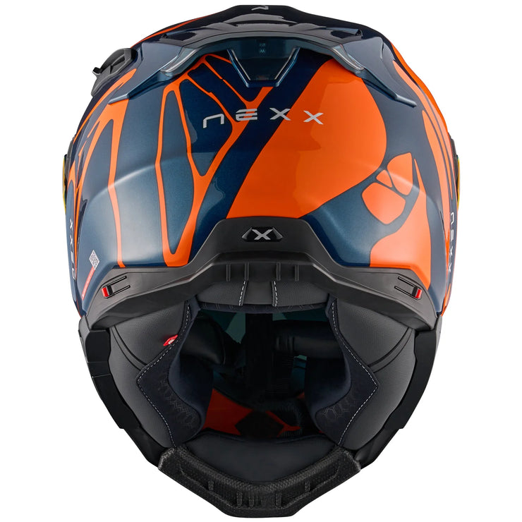 NEXX X.WST3 HELMET - B-SIDE - TEAL / ORANGE