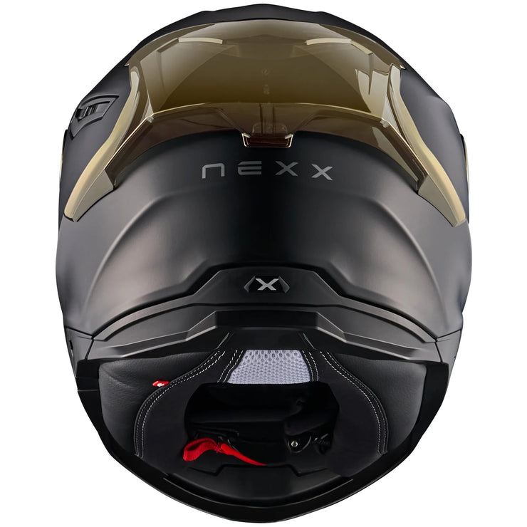 NEXX Y.100R HELMET - SUBSONIC - MT BLACK / GOLD