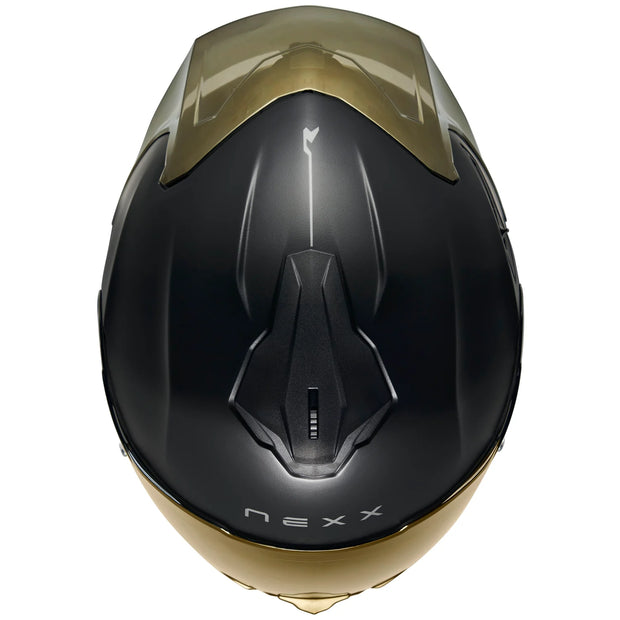 NEXX Y.100R HELMET - SUBSONIC - MT BLACK / GOLD