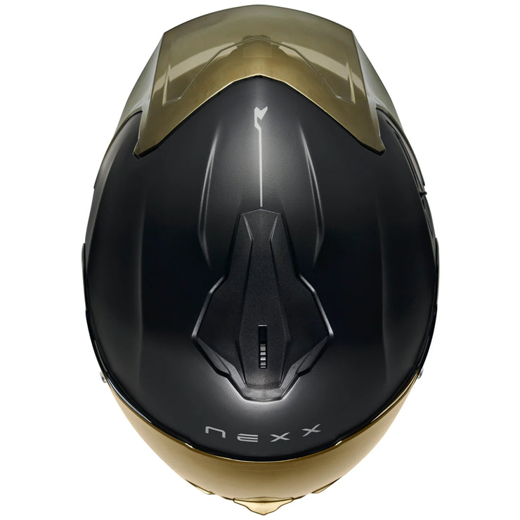 NEXX Y.100R HELMET - SUBSONIC - MT BLACK / GOLD