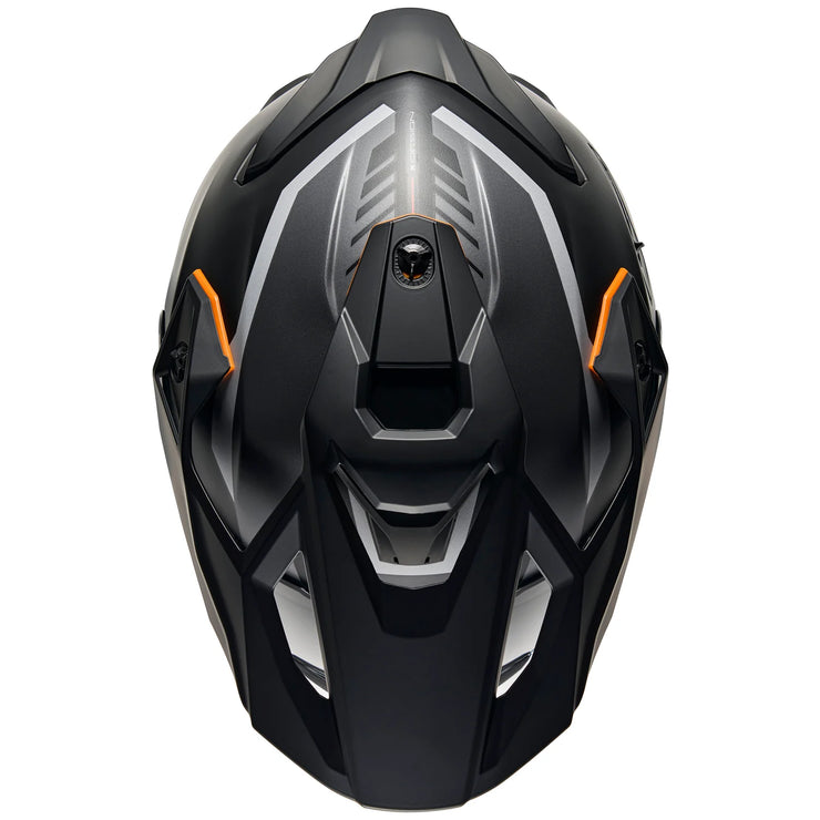 NEXX Y.TRAVL ADV HELMET - QUEST - MT BLACK / GREY