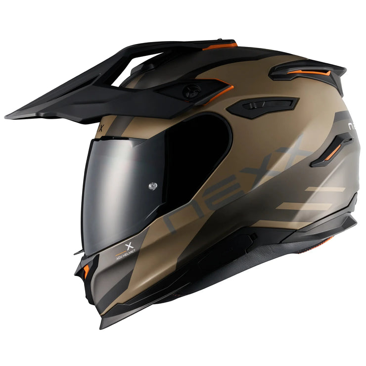 NEXX Y.TRAVL ADV HELMET - QUEST - MT SAND / GREY