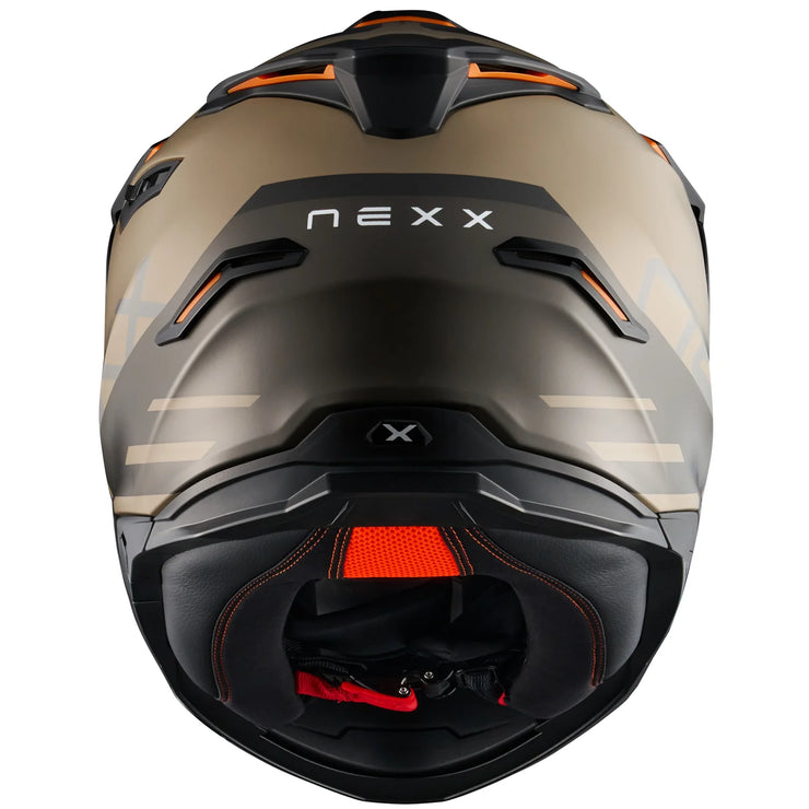 NEXX Y.TRAVL ADV HELMET - QUEST - MT SAND / GREY