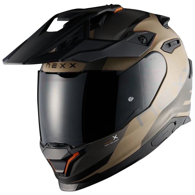 NEXX Y.TRAVL ADV HELMET - QUEST - MT SAND / GREY
