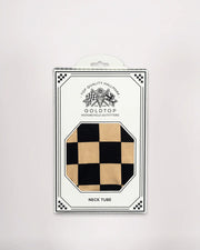 GOLDTOP NECK TUBE - CHECKERED GOLD