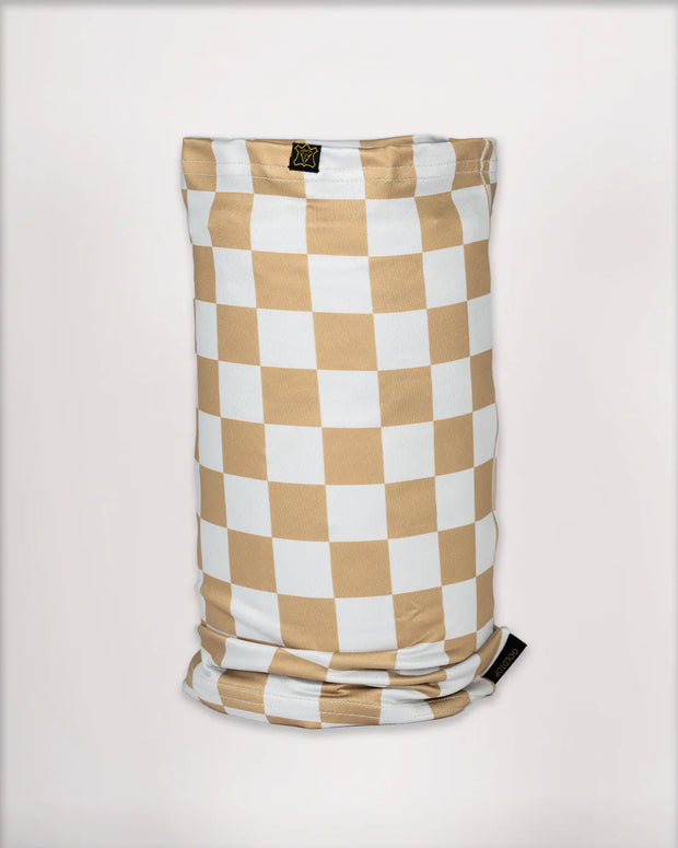 GOLDTOP NECK TUBE - CHECKERED IVORY