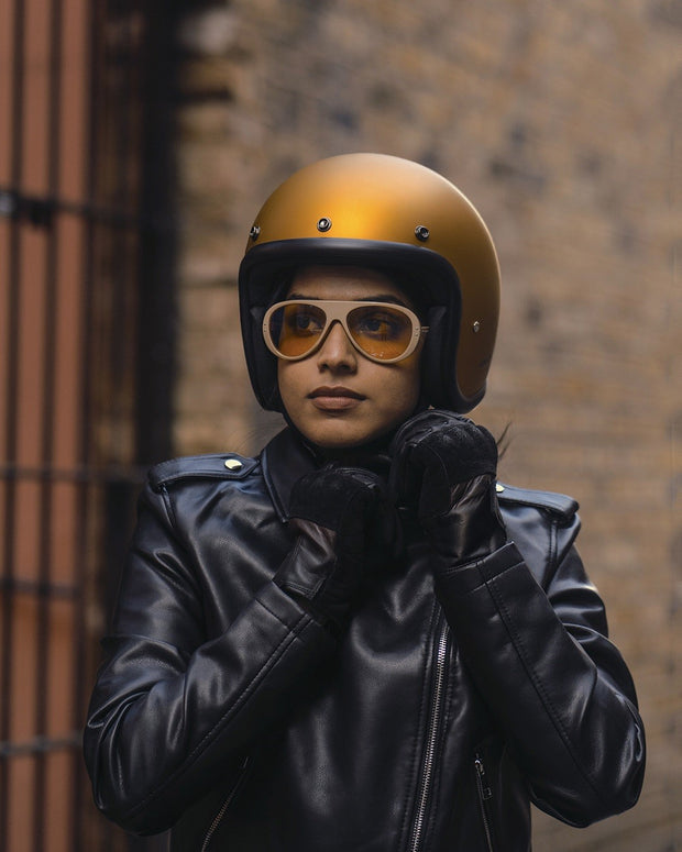 DMD RETRO JET HELMET ECE 22.06 - OCRA