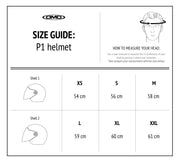 DMD PROJECT-1 (P1) JET HELMET ECE 22.06 - MATTE BLACK
