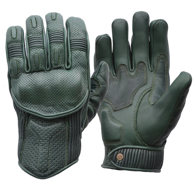 GOLDTOP SILK LINED PREDATOR GLOVES - RACING GREEN