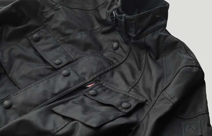 BELSTAFF CROSBY MOTORCYCLE JACKET - STEALTH BLACK