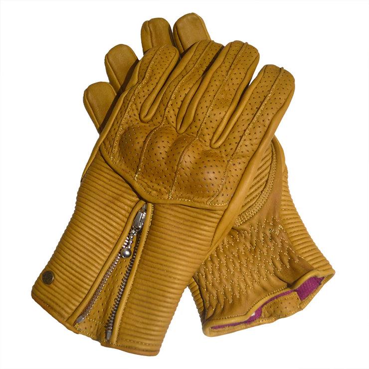 GOLDTOP SILK LINED RAPTOR GLOVES - SAND