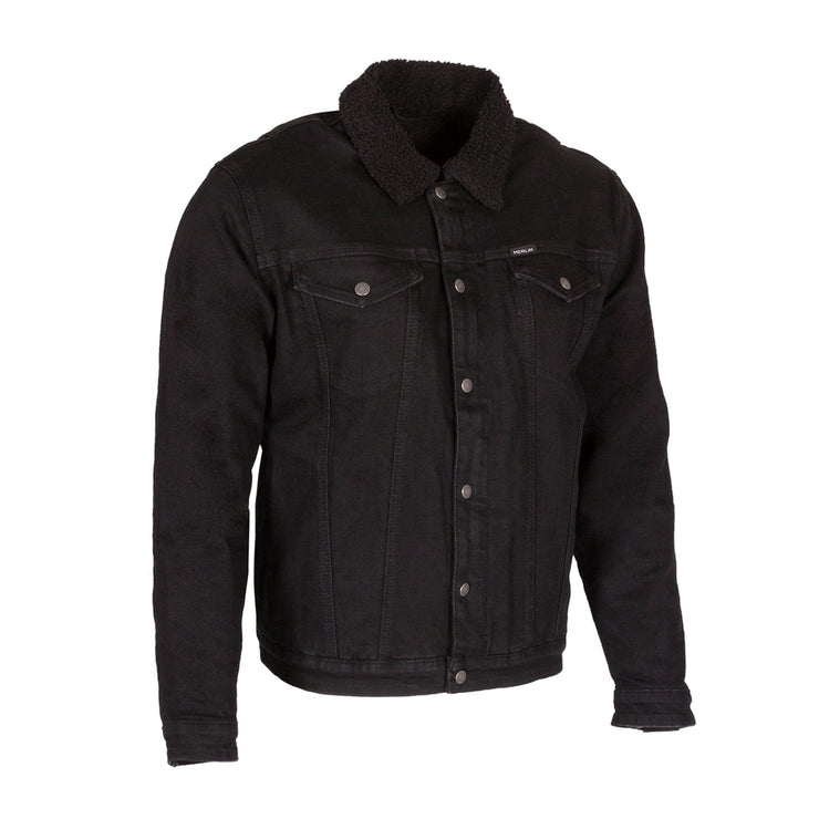 MERLIN SHERPA JACKET - BLACK