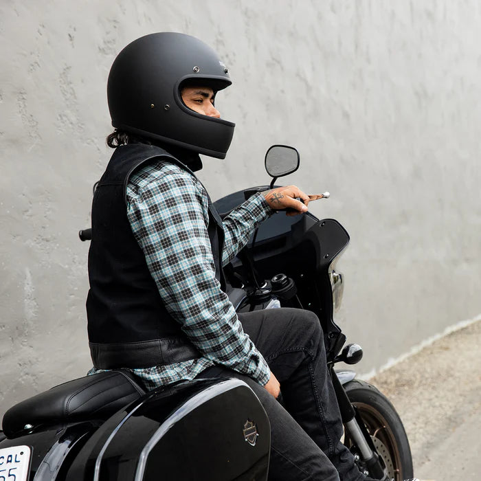 BILTWELL GRINGO ECE 22.06 HELMET - FLAT BLACK