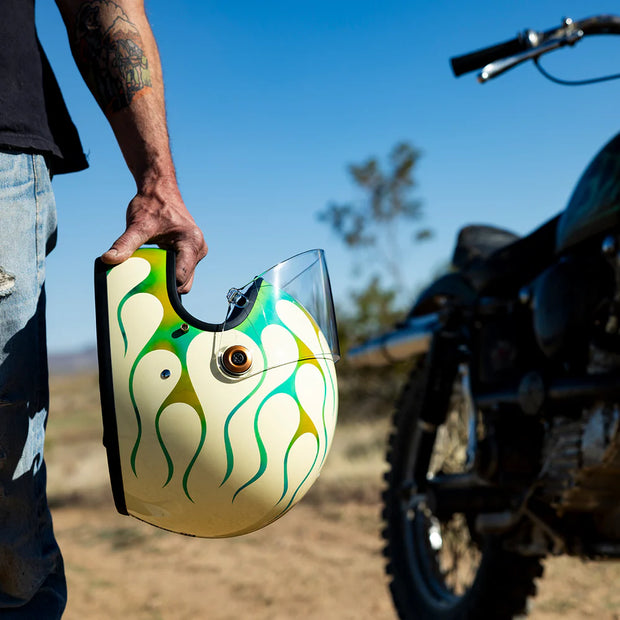 BILTWELL GRINGO S ECE 22.06 HELMET - BORN FREE COLLAB