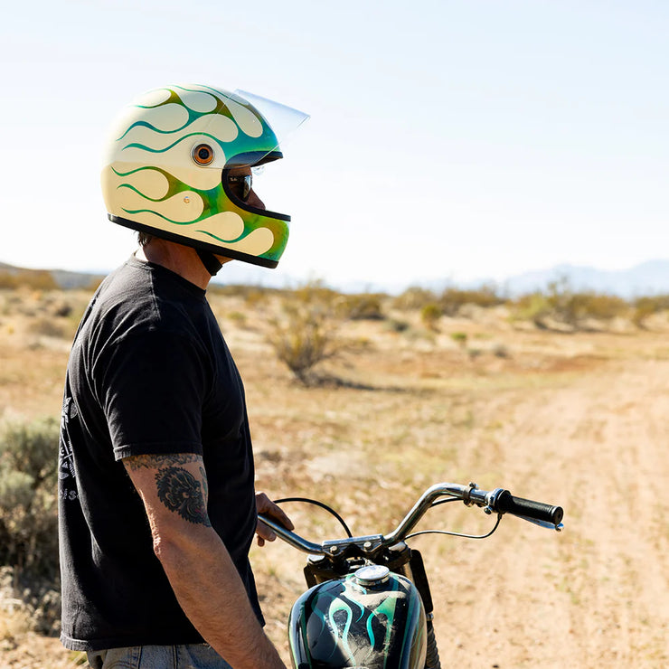 BILTWELL GRINGO S ECE 22.06 HELMET - BORN FREE COLLAB