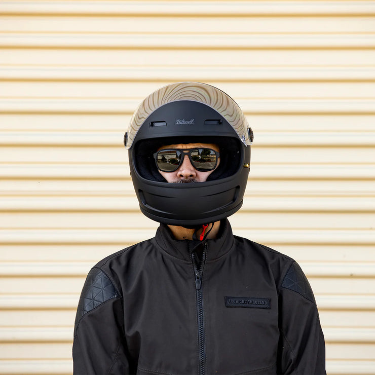 BILTWELL GRINGO SV ECE 22.06 HELMET - FLAT BLACK