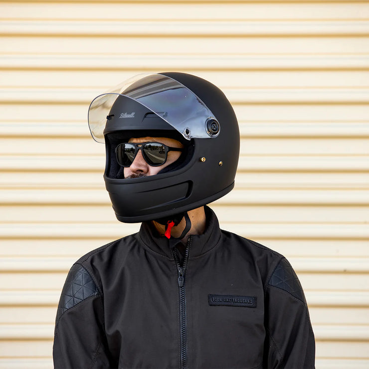 BILTWELL GRINGO SV ECE HELMET - FLAT BLACK