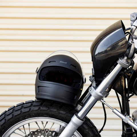 BILTWELL GRINGO SV ECE 22.06 HELMET - FLAT BLACK