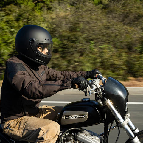 BILTWELL GRINGO SV ECE 22.06 HELMET - FLAT BLACK