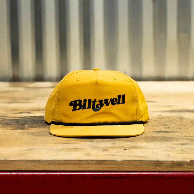 BILTWELL DUFFER SNAPBACK HAT - BISCUIT/BLACK
