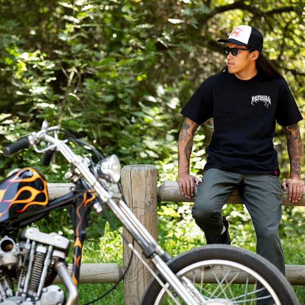 BILTWELL METAL T-SHIRT - BLACK