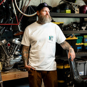 BILTWELL REAPER POCKET TEE - WHITE