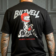 BILTWELL MOTORSICKLE POCKET TEE - BLACK