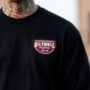 BILTWELL LEFT TURN LONGSLEEVE SHIRT - BLACK