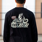 BILTWELL LEFT TURN LONGSLEEVE SHIRT - BLACK