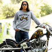 BILTWELL TIGER LONGSLEEVE SHIRT - GRAPHITE
