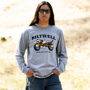 BILTWELL TIGER LONGSLEEVE SHIRT - GRAPHITE
