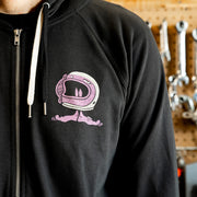 BILTWELL SHORTY ZIP HOODIE - BLACK