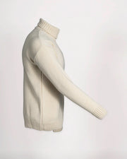 GOLDTOP 100% MERINO WOOL CLASSIC SUBMARINER SWEATER - ECRU