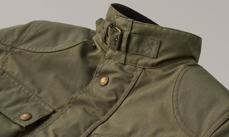 BELSTAFF TRIALMASTER MOTORCYCLE JACKET - OLIVE GREEN