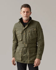 BELSTAFF TRIALMASTER MOTORCYCLE JACKET - OLIVE GREEN