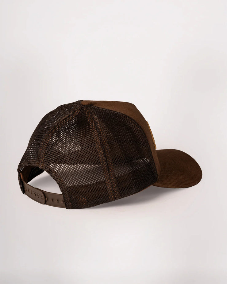 GOLDTOP TRUCKER CAP - MOOSE BROWN