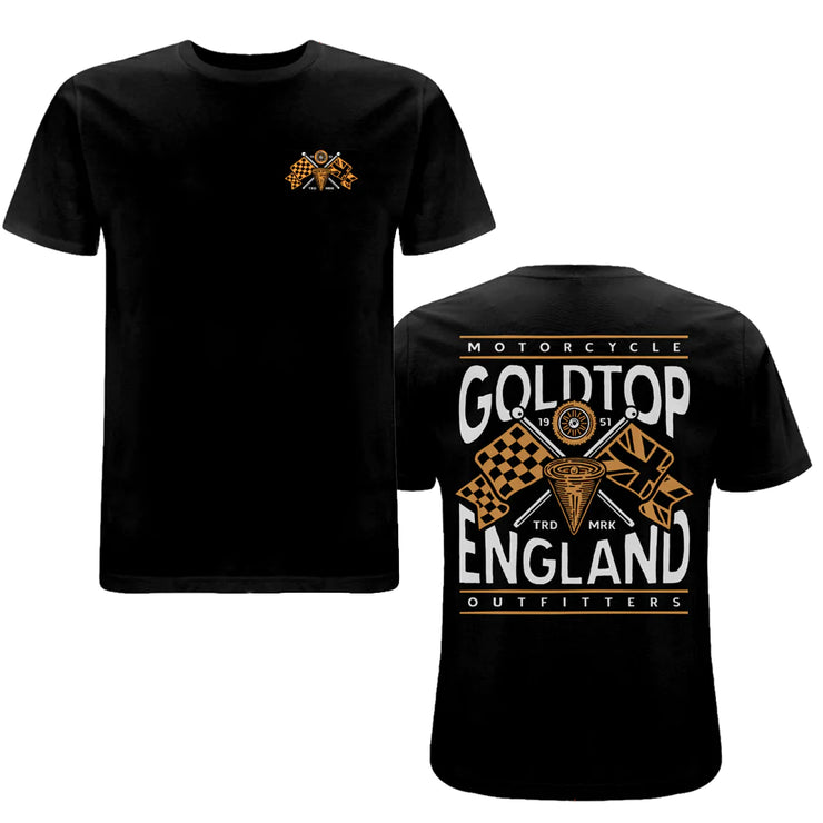 GOLDTOP T-SHIRT NO. 6 - BLACK