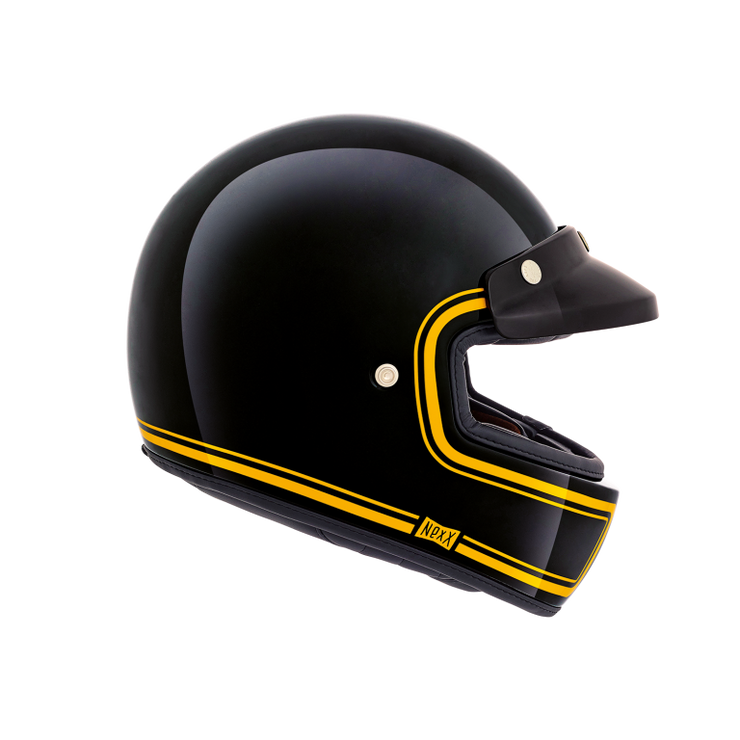 NEXX X.G100 DEVON HELMET - BLACK/YELLOW