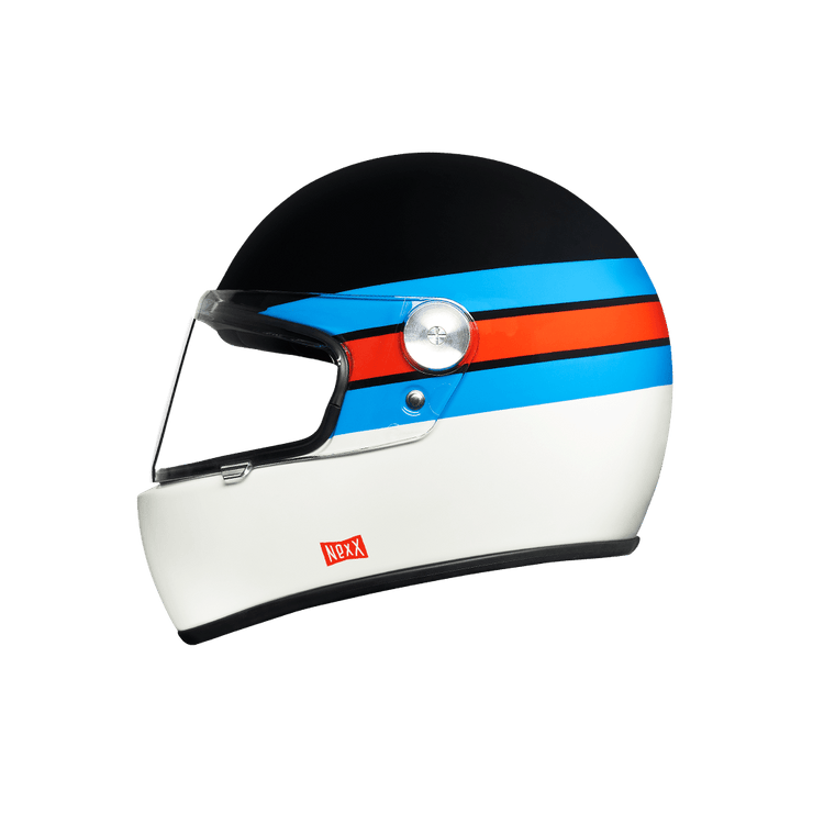 NEXX X.G100R HELMET - GALLON BLUE/RED