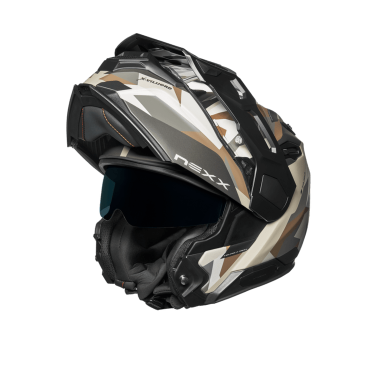 NEXX X.VILIJORD MODULAR ADV HELMET TAIGA SAND GREY MT SALE Strath Moto