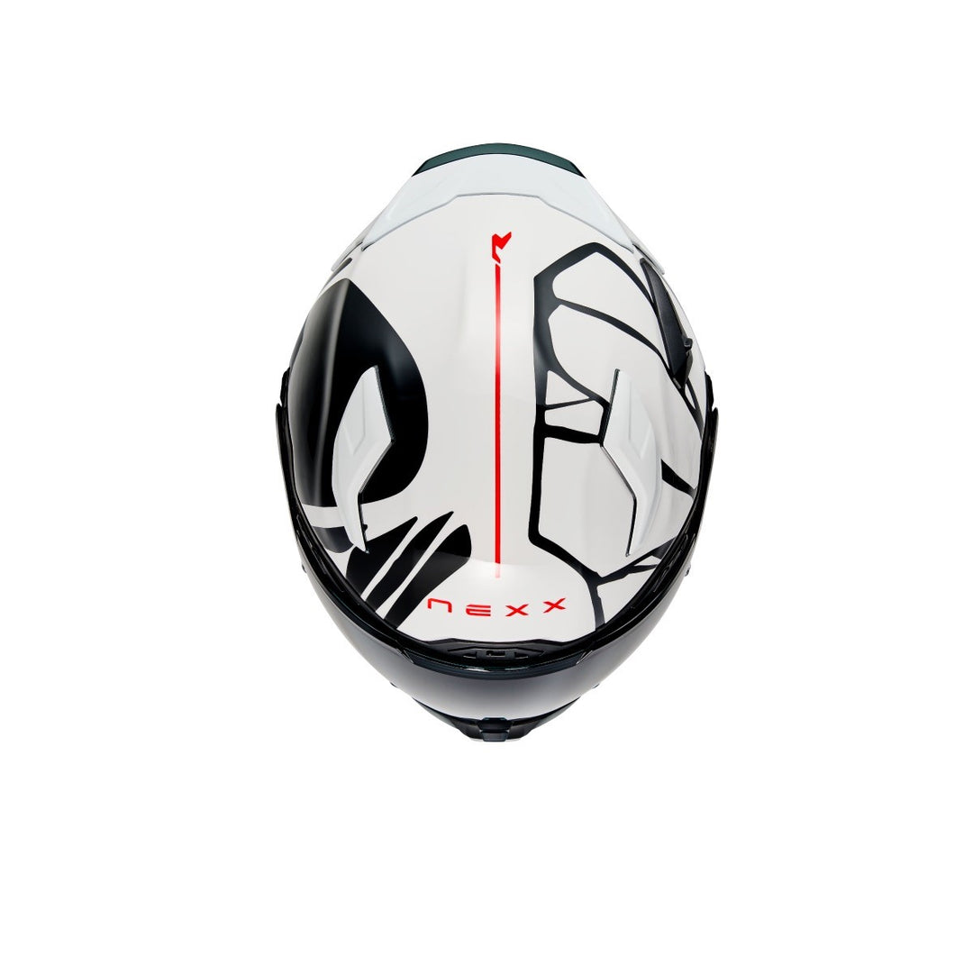 NEXX X.WST3 HELMET - B-SIDE - WHITE / BLACK – Strath Moto
