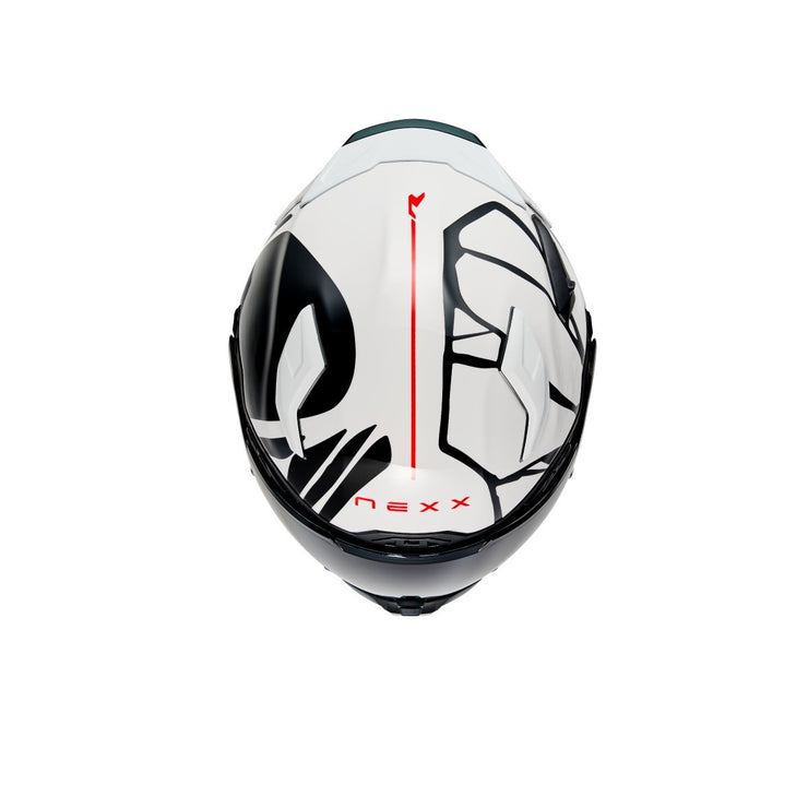 NEXX X.WST3 HELMET - B-SIDE - WHITE / BLACK