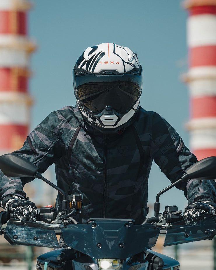 NEXX X.WST3 HELMET - B-SIDE - WHITE / BLACK