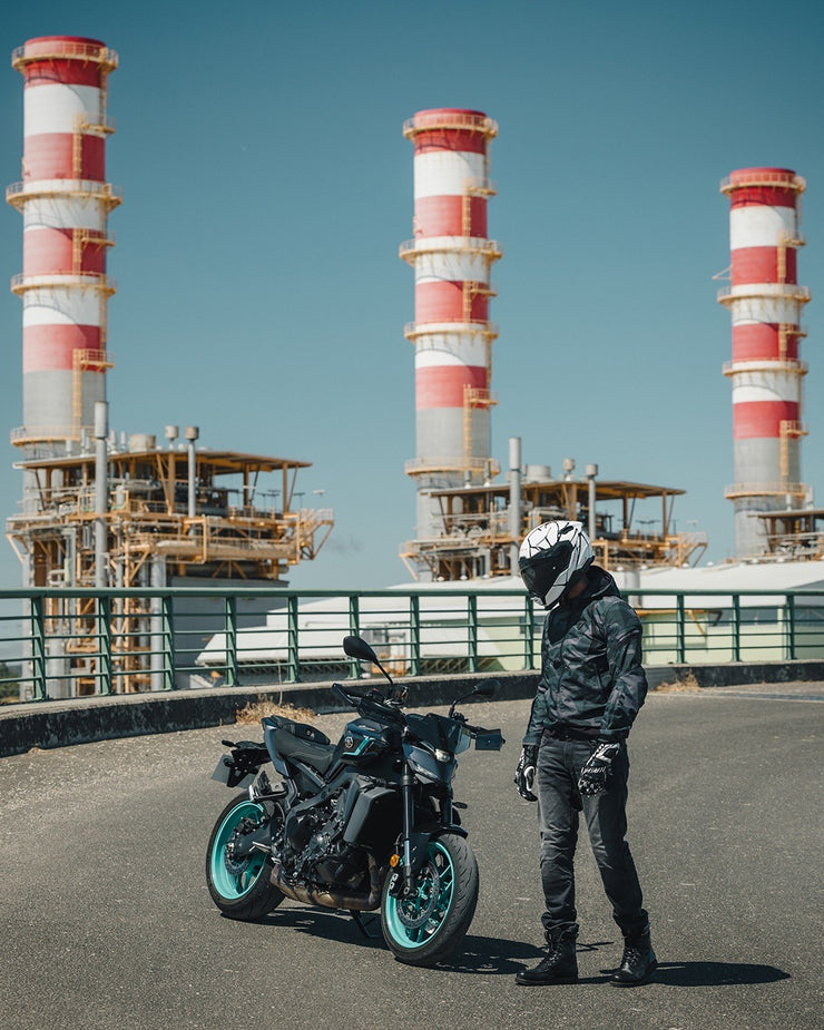 NEXX X.WST3 HELMET - B-SIDE - WHITE / BLACK