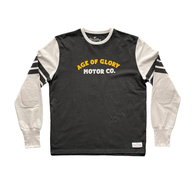 AGE OF GLORY AUTHENTIC LONG SLEEVE TEE - BLACK / ECRU